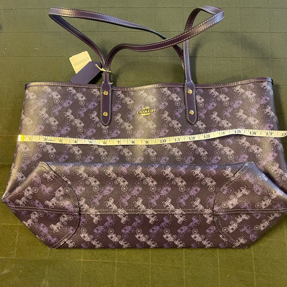 Incredible purple coach bag! NWT!!
